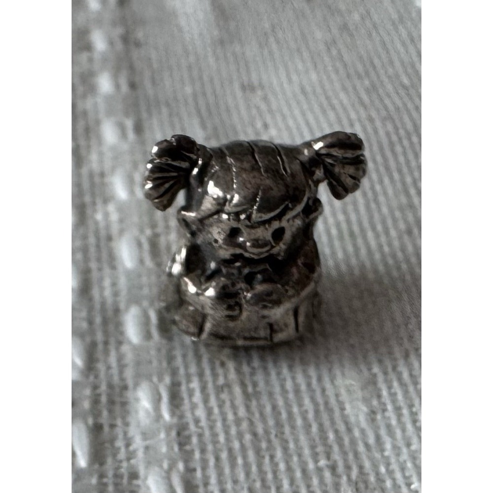 Authentic Chamilia Sterling Silver Little Girl Charm Bead